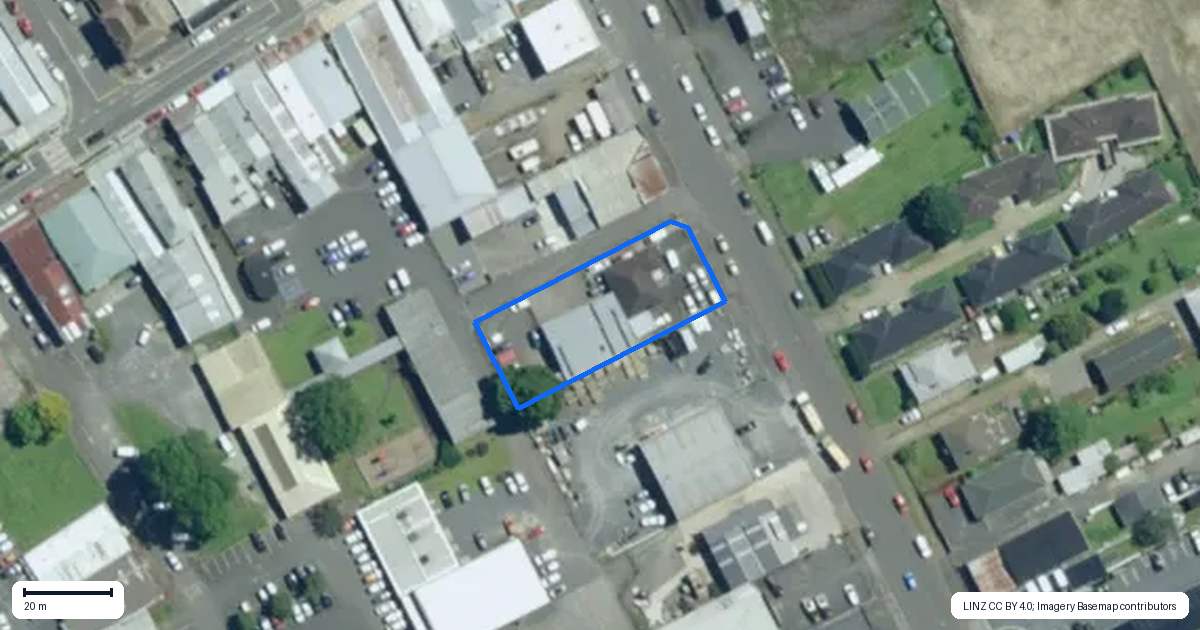 Property context map for 7 Raihara Street, Kaikohe