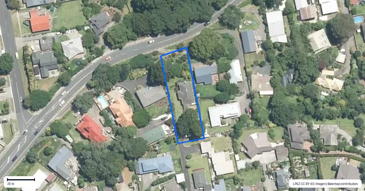 Property context map for 24A Totara Avenue, Pukekohe