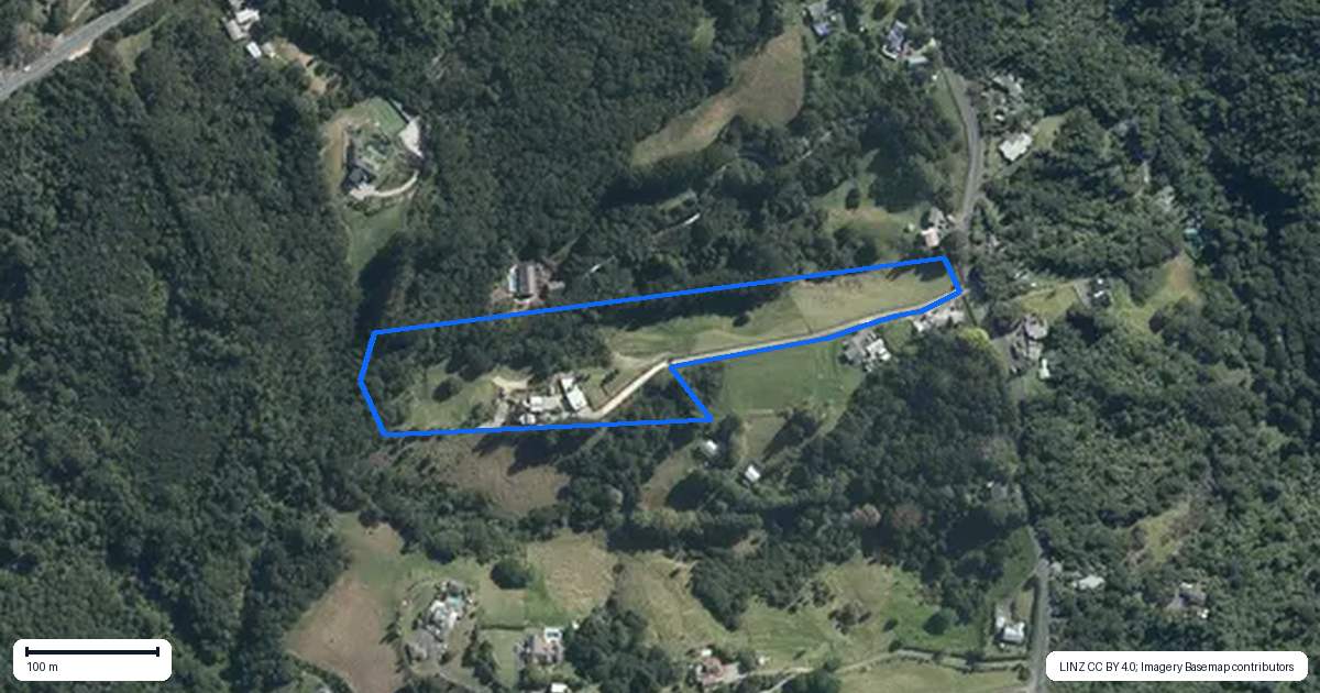 Property context map for 44 O'Brien Road, Coatesville