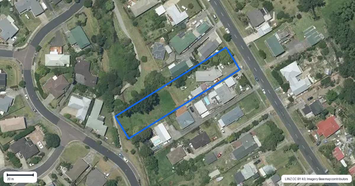 Property context map for 71 Awaroa Road, Helensville