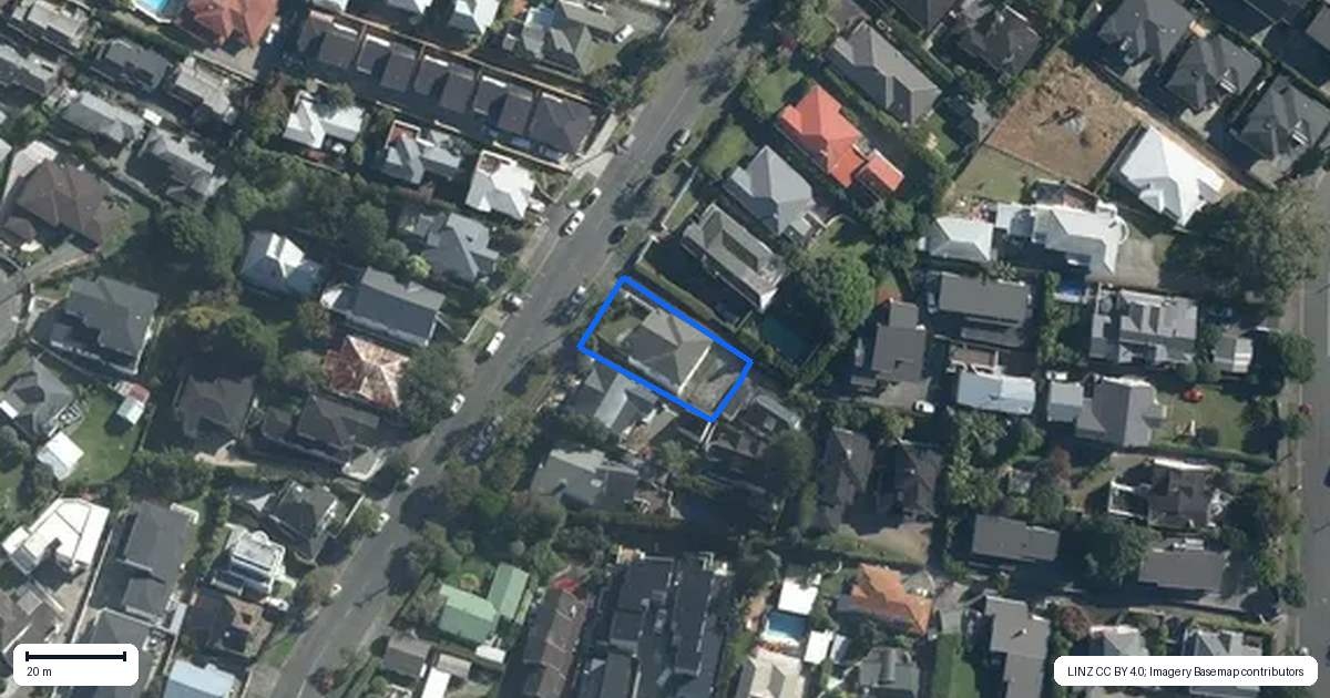 Property context map for 46 Armadale Road, Remuera, Auckland