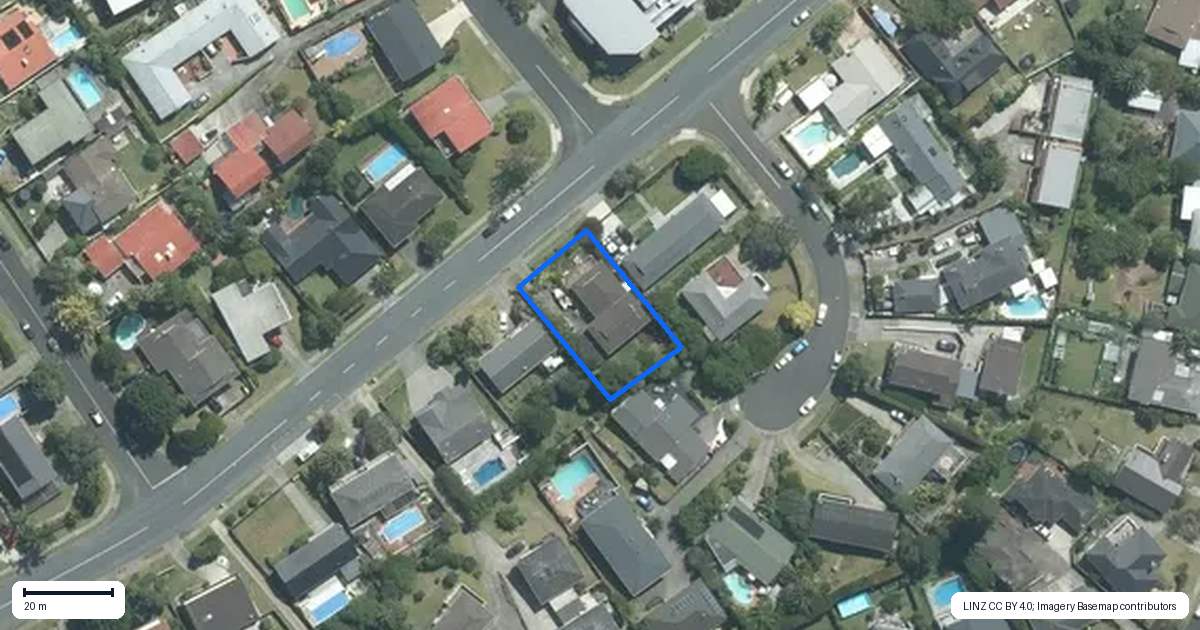 Property context map for 58 Maxwelton Drive, Mairangi Bay, Auckland