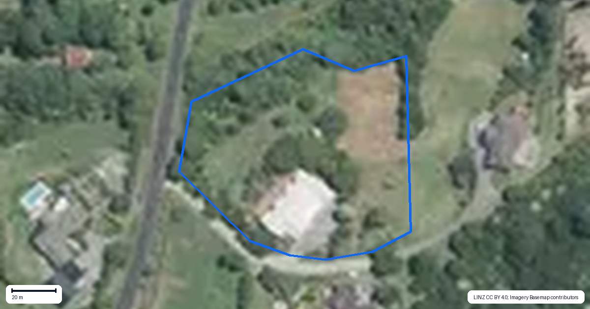 Property context map for 175 MacWhinney Drive, Drury