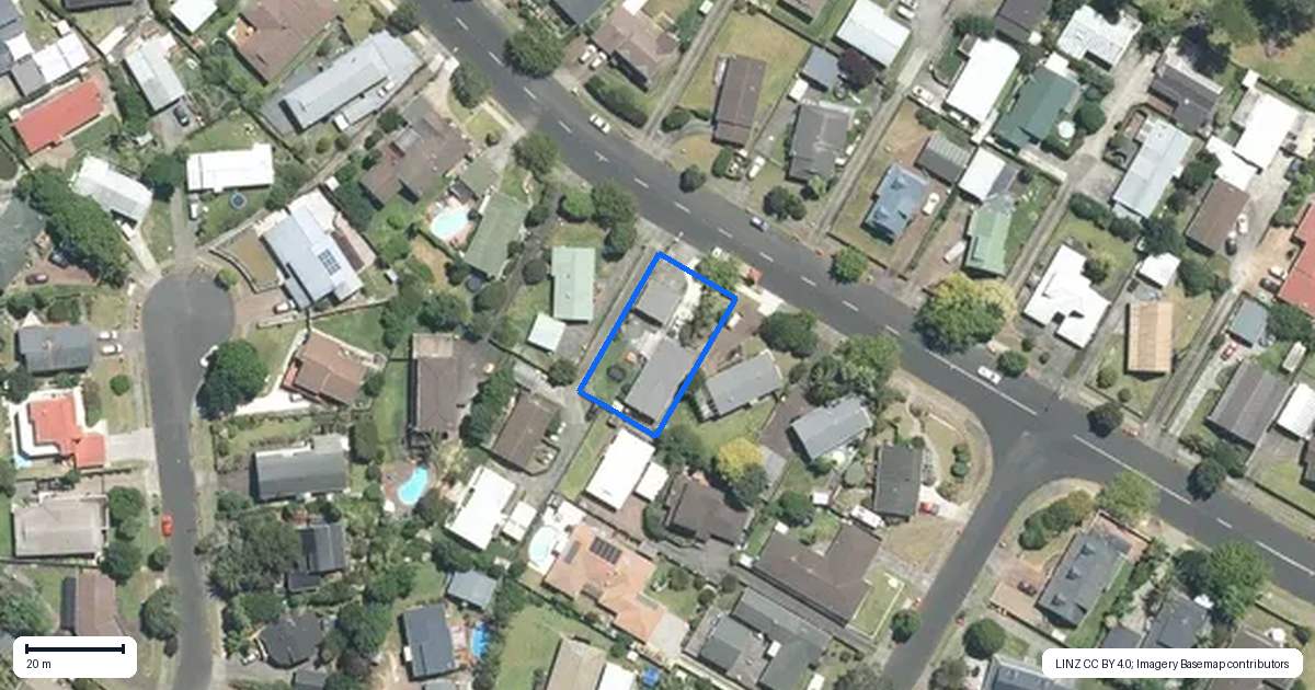 Property context map for 148 Carnoustie Drive, Wattle Downs, Auckland