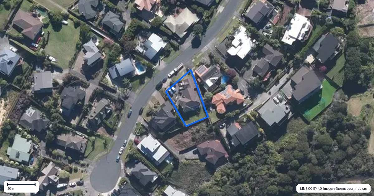Property context map for 50 Bannings Way, Hobsonville, Auckland