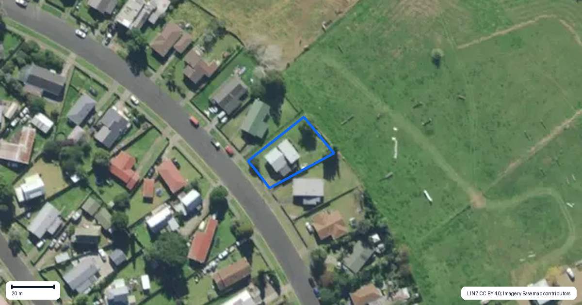 Property context map for 43 Balmoral Road, Tikipunga, Whangarei