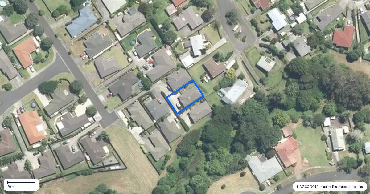 Property context map for 26A Woodcroft Way, Pukekohe