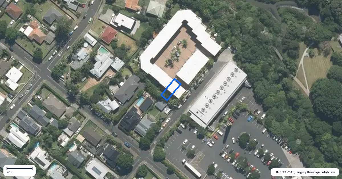 Property context map for 2/50 Livingstone Street, Westmere, Auckland