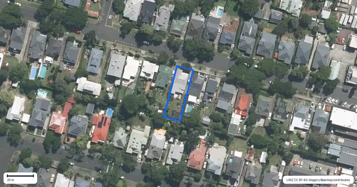 Property context map for 18 Burnley Terrace, Mount Eden, Auckland