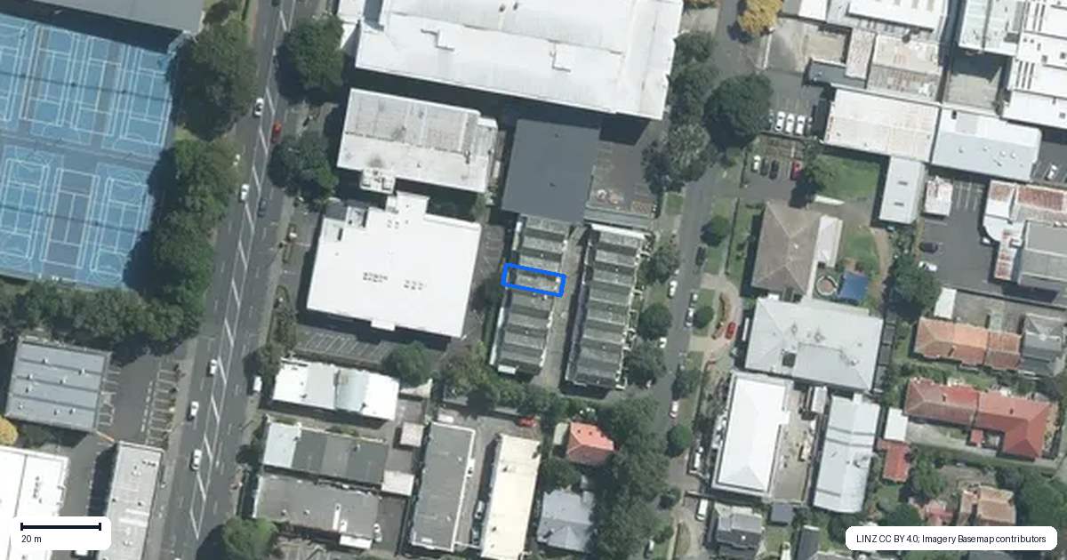 Property context map for 12/17 Margot Street, Epsom, Auckland