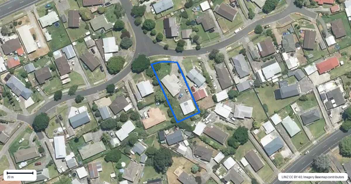 Property context map for 43 Rosemead Place, Randwick Park, Auckland