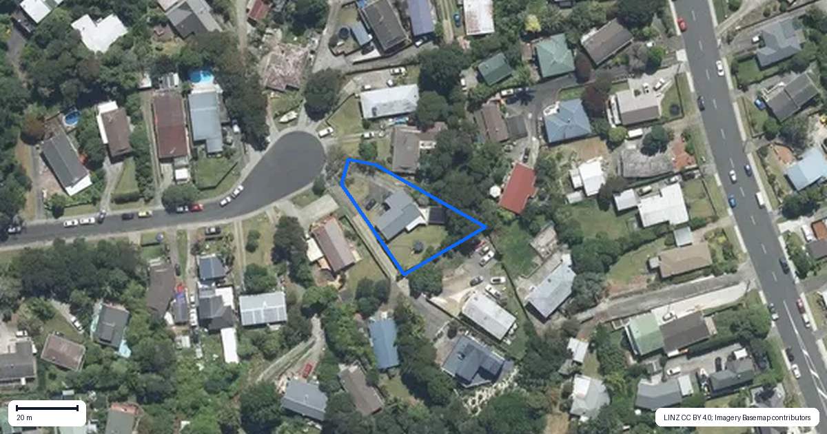 Property context map for 41 Glencourt Place, Glenfield, Auckland