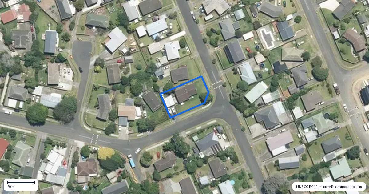 Property context map for 24 Gainsborough Street, Manurewa, Auckland