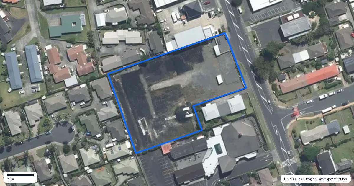 Property context map for 188 Centreway Road, Orewa