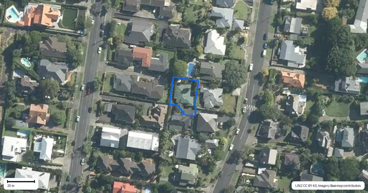 Property context map for 16B Ngapuhi Road, Remuera, Auckland