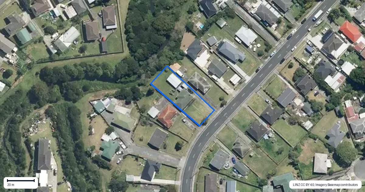 Property context map for 146 Tennessee Avenue, Mangere East, Auckland