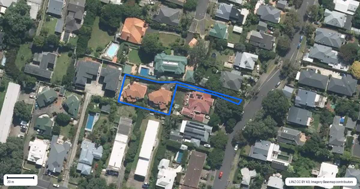 Property context map for 2/21 Ashton Road, Mount Eden, Auckland