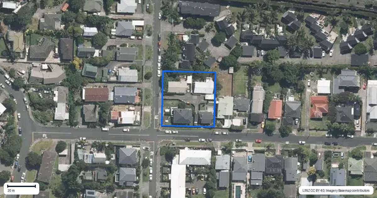 Property context map for 29B School Road, Morningside, Auckland
