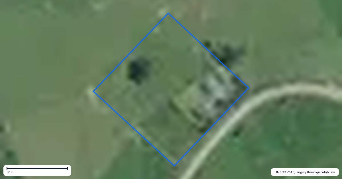 Property context map for 696 Remuera Settlement Road, Kaikohe
