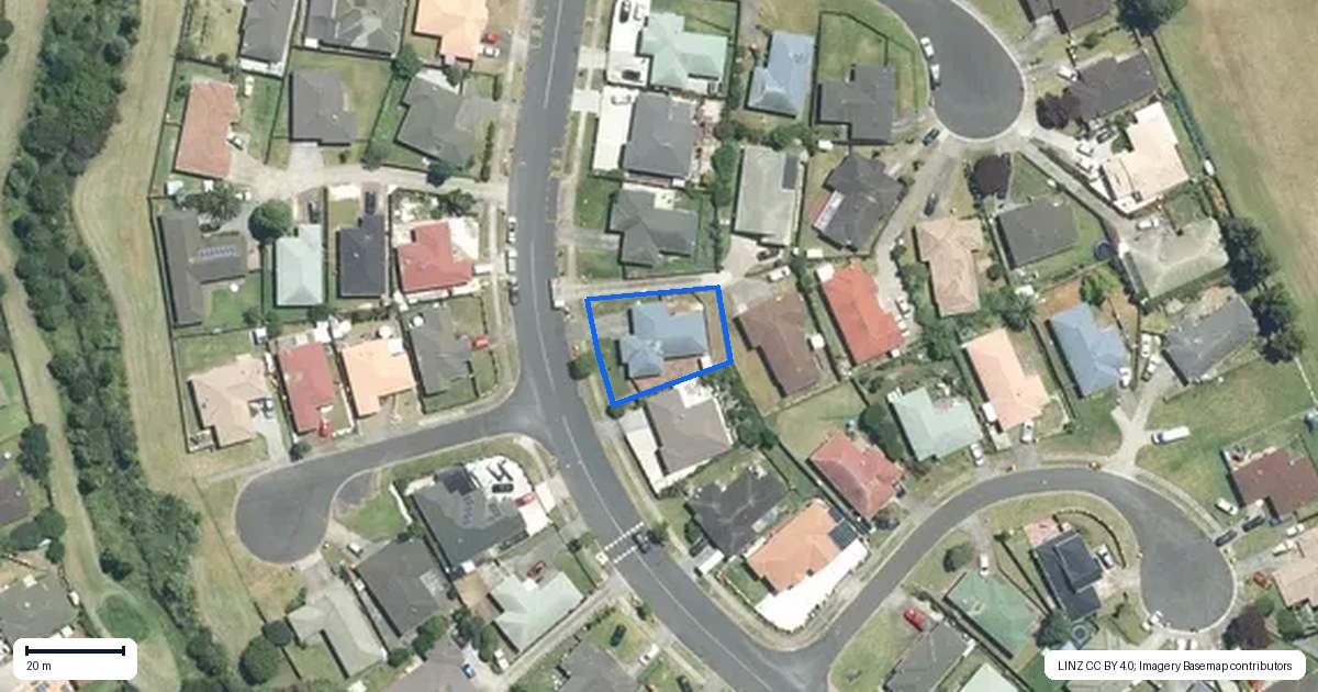 Property context map for 40 Glenveagh Park Drive, Weymouth, Auckland