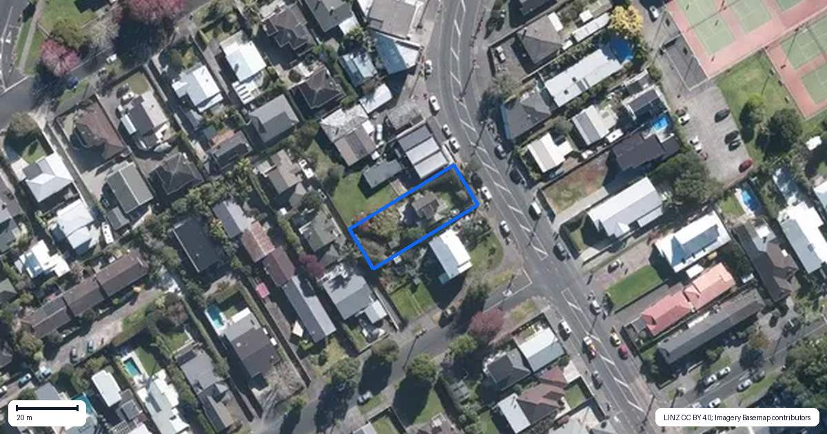 Property context map for 320 Point Chevalier Road, Point Chevalier, Auckland