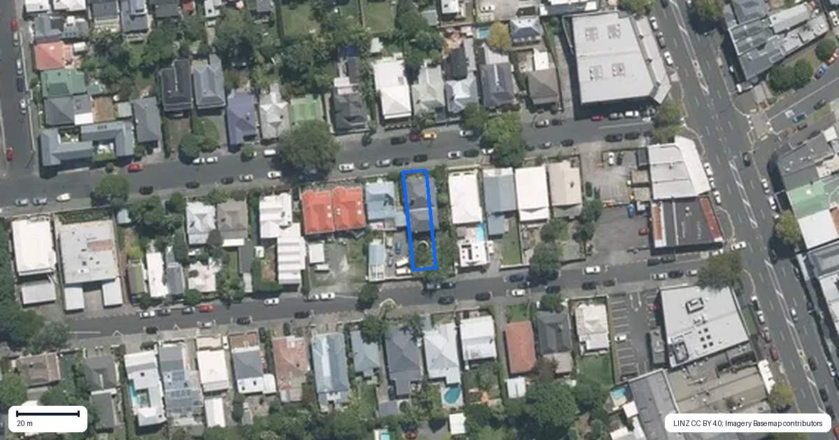 Property context map for 10 Norfolk Street, Ponsonby, Auckland
