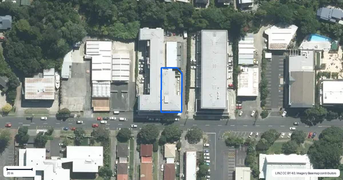 Property context map for 209/25 Bute Road, Browns Bay, Auckland