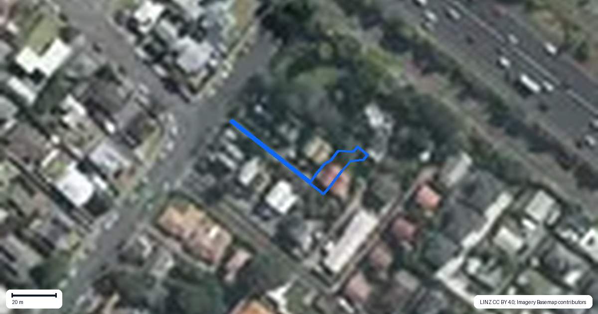 Property context map for 7/35 Wairakei Street, Greenlane, Auckland