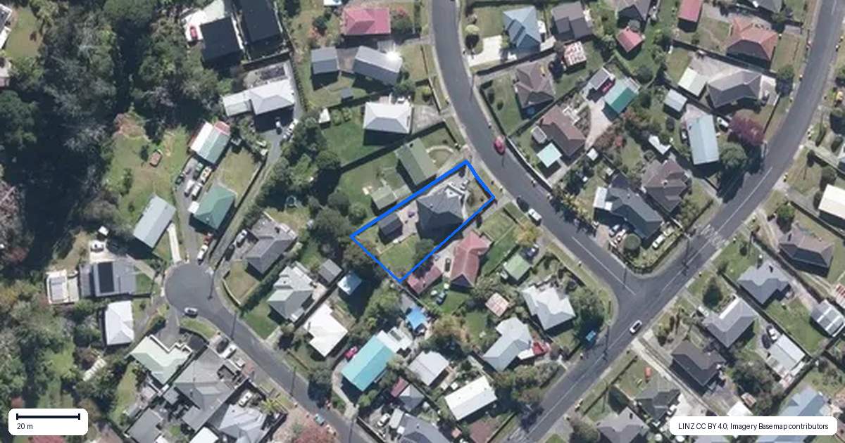 Property context map for 6 Glen Marine Parade, Glendene, Auckland