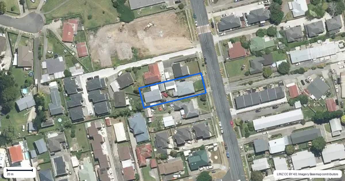 Property context map for 1/112 Maich Road, Manurewa, Auckland