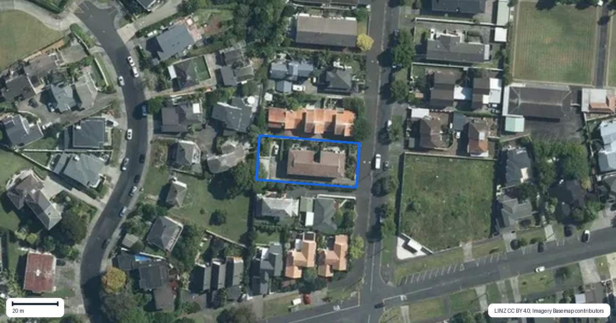 Property context map for 4/47 Atkin Avenue, Mission Bay, Auckland
