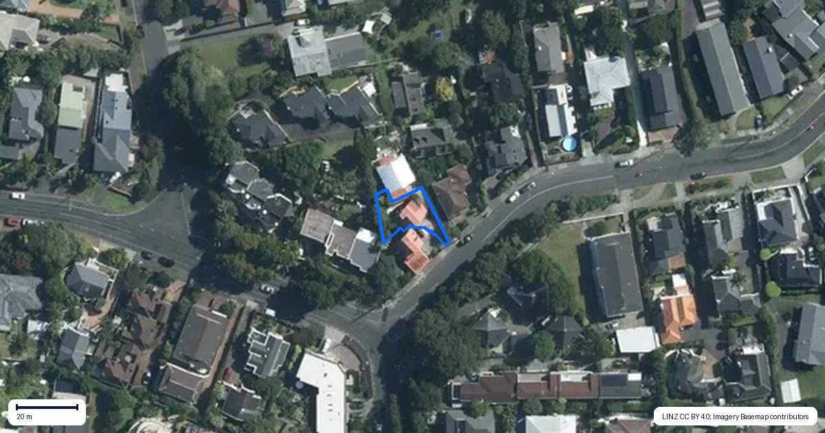 Property context map for 2B Rarangi Road, Saint Heliers, Auckland