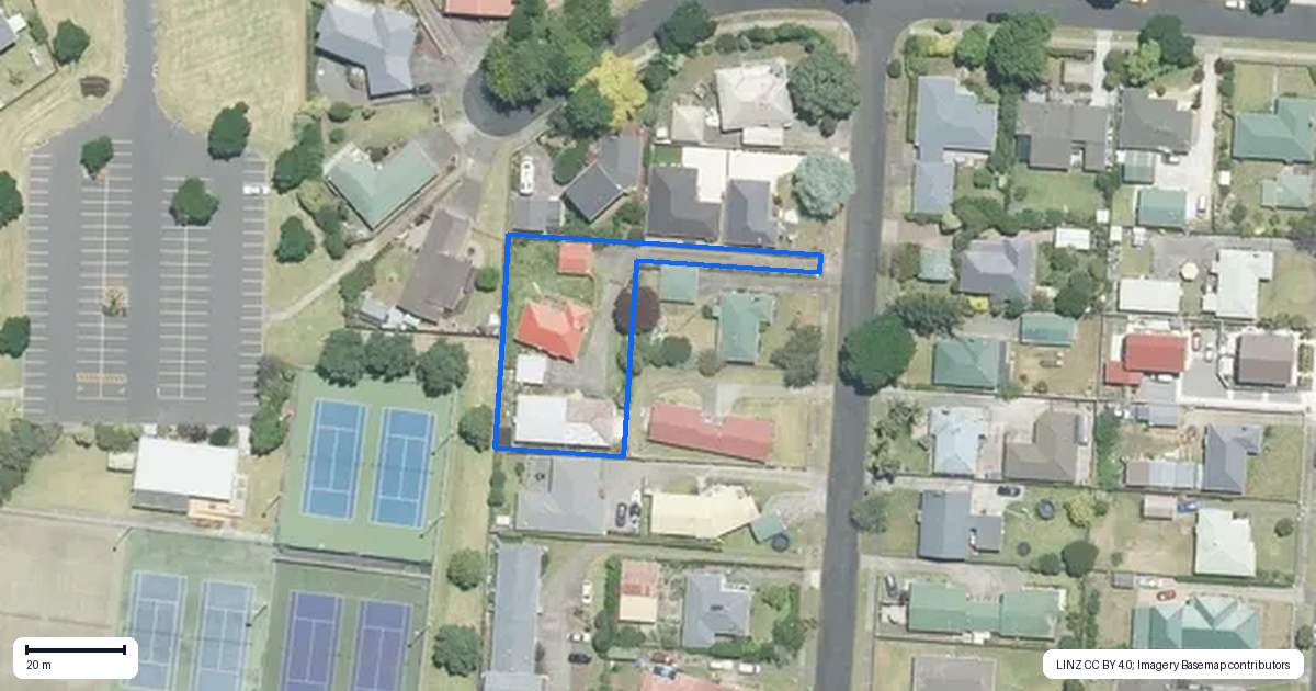Property context map for 5A Landscape Road, Pukekohe