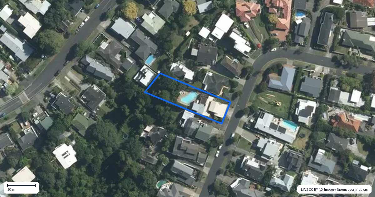 Property context map for 17 Hopkins Crescent, Kohimarama, Auckland