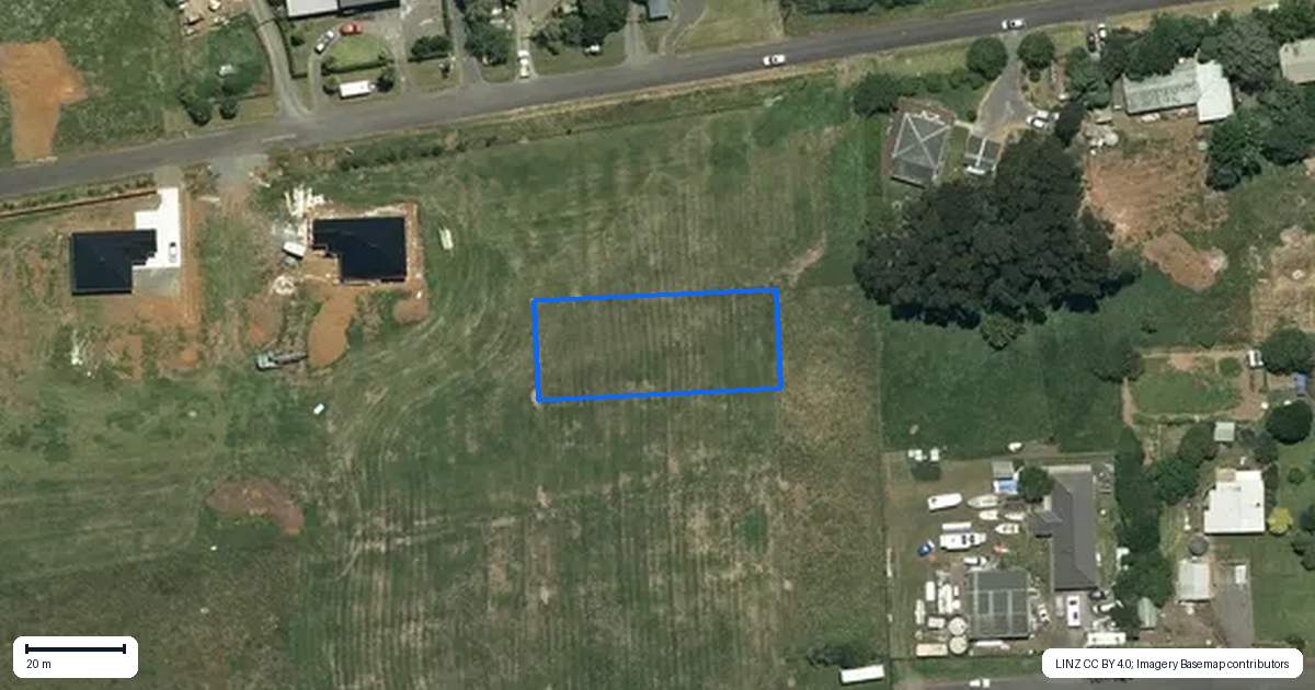 Property context map for 10B Dromgools Road, Tuakau