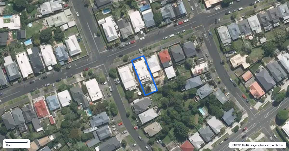 Property context map for 34 Murdoch Road, Grey Lynn, Auckland
