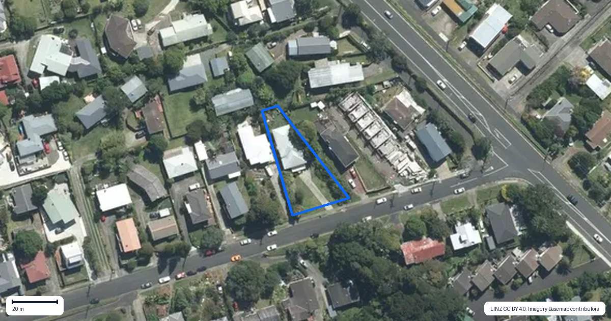 Property context map for 7 Park Road, Glenfield, Auckland