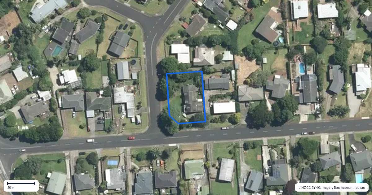 Property context map for 2 Barberton Terrace, Red Hill, Papakura