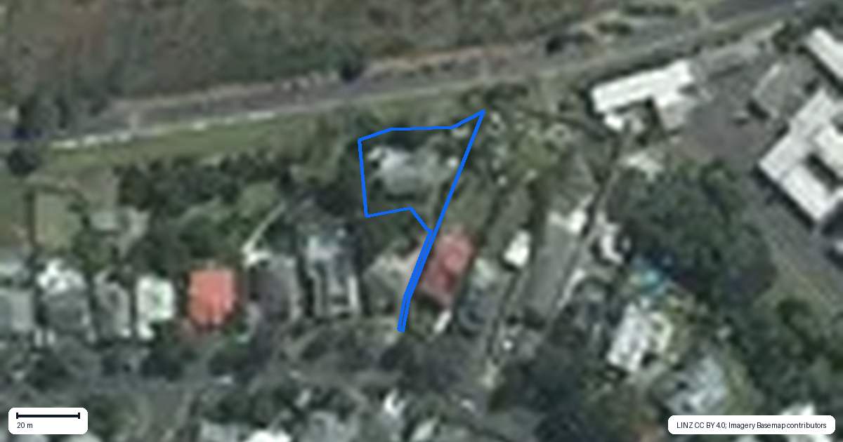 Property context map for 28A Waterview Road, Stanley Point, Auckland