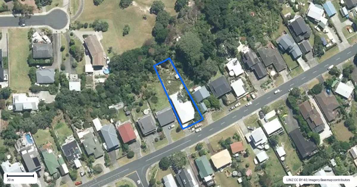 Property context map for 1434 Whangaparaoa Road, Army Bay, Whangaparaoa