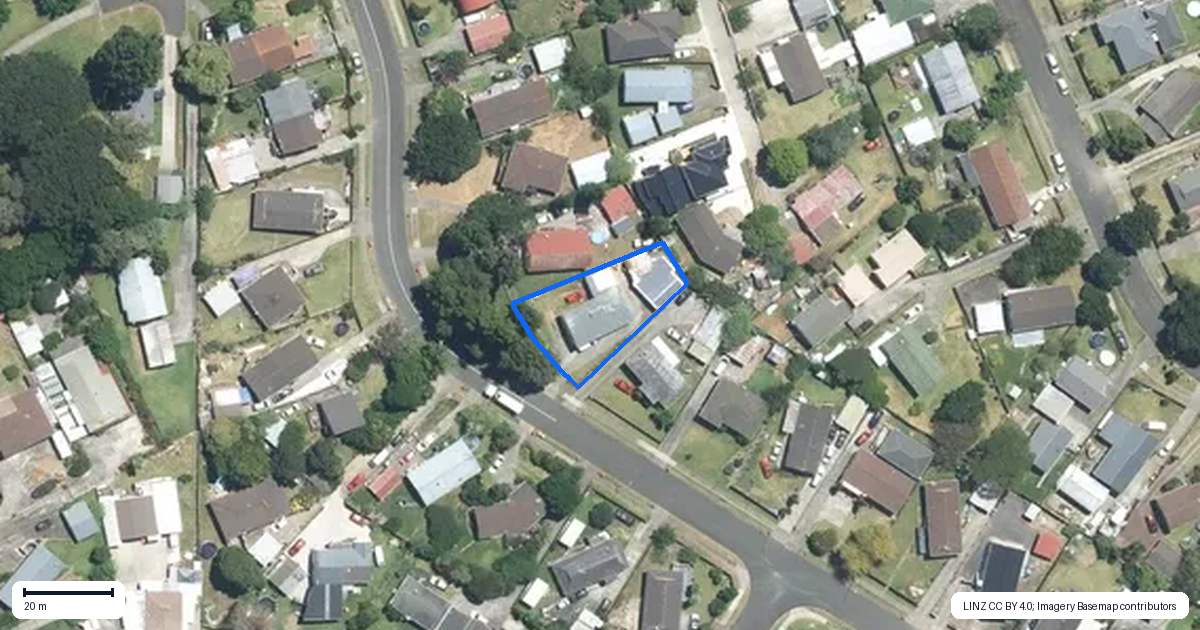 Property context map for 49 Moncrieff Avenue, Clendon Park, Auckland