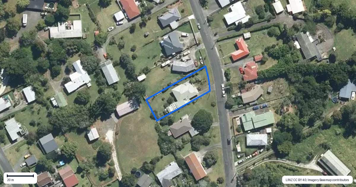 Property context map for 5 Monowai Street, Wellsford
