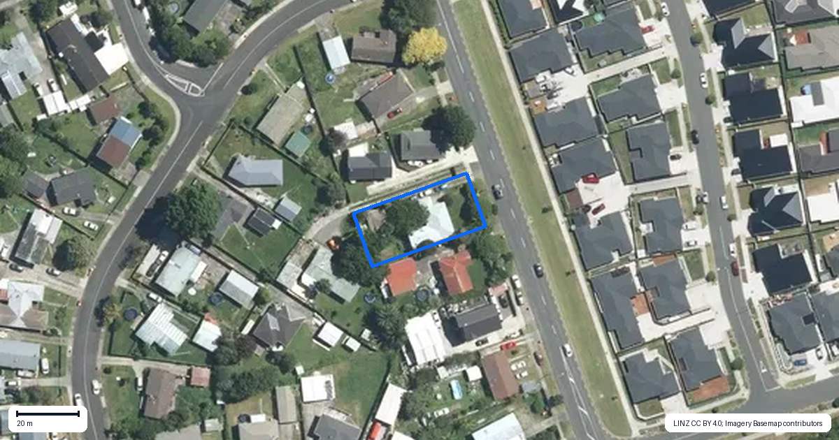 Property context map for 27 Dominion Road, Papakura