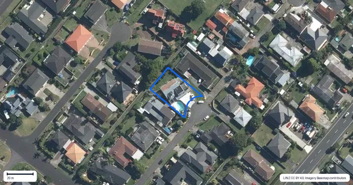 Property context map for 10 Bungalore Place, Half Moon Bay, Auckland