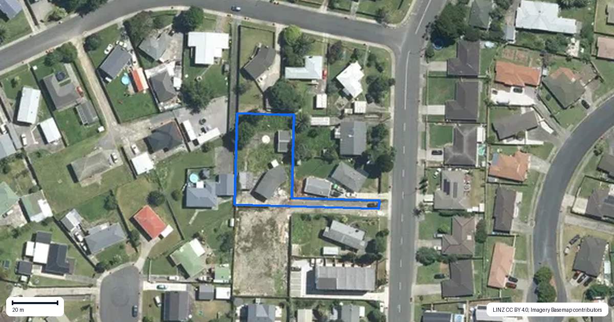 Property context map for 67 Dominion Road, Papakura