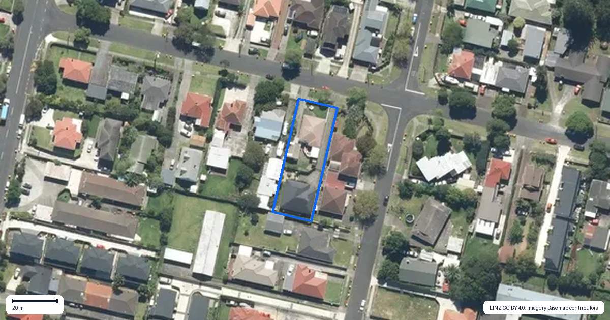 Property context map for 13B Hamilton Road, Papatoetoe, Auckland