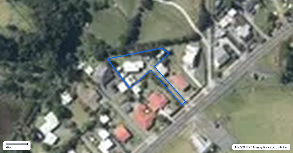 Property context map for 530 Leigh Road, Whangateau