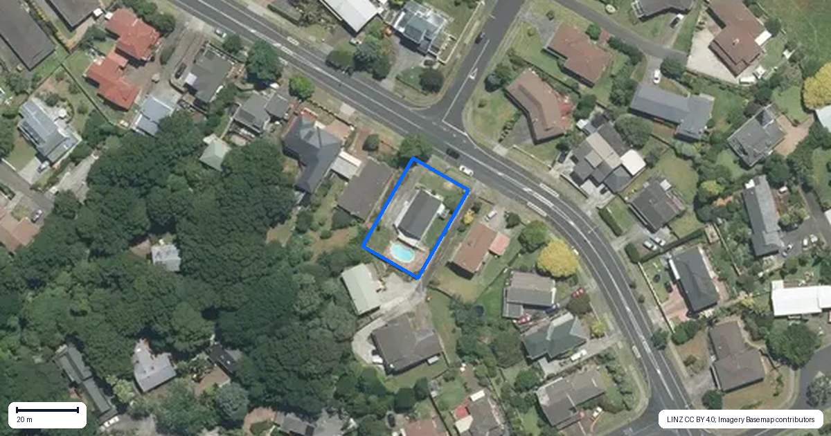 Property context map for 37 Goodwood Drive, Goodwood Heights, Auckland
