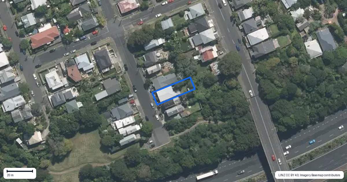 Property context map for 46 Cooper Street, Grey Lynn, Auckland