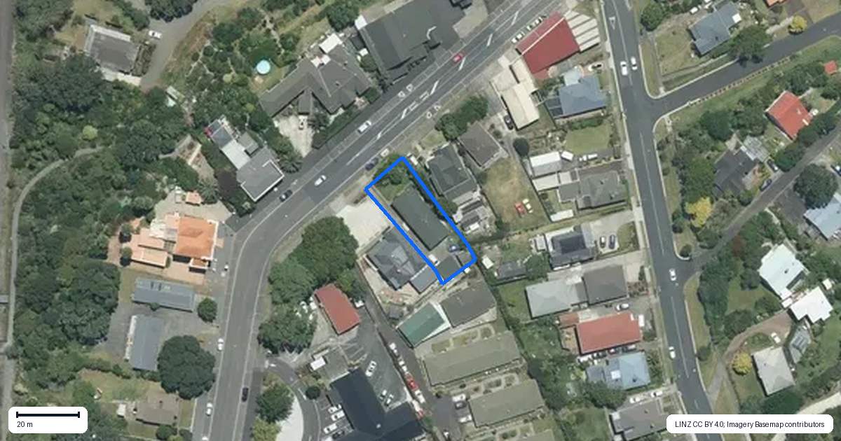 Property context map for 71B Commercial Road, Helensville